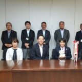 陸上部柳井綾音さんが、市長表敬訪問を行いました