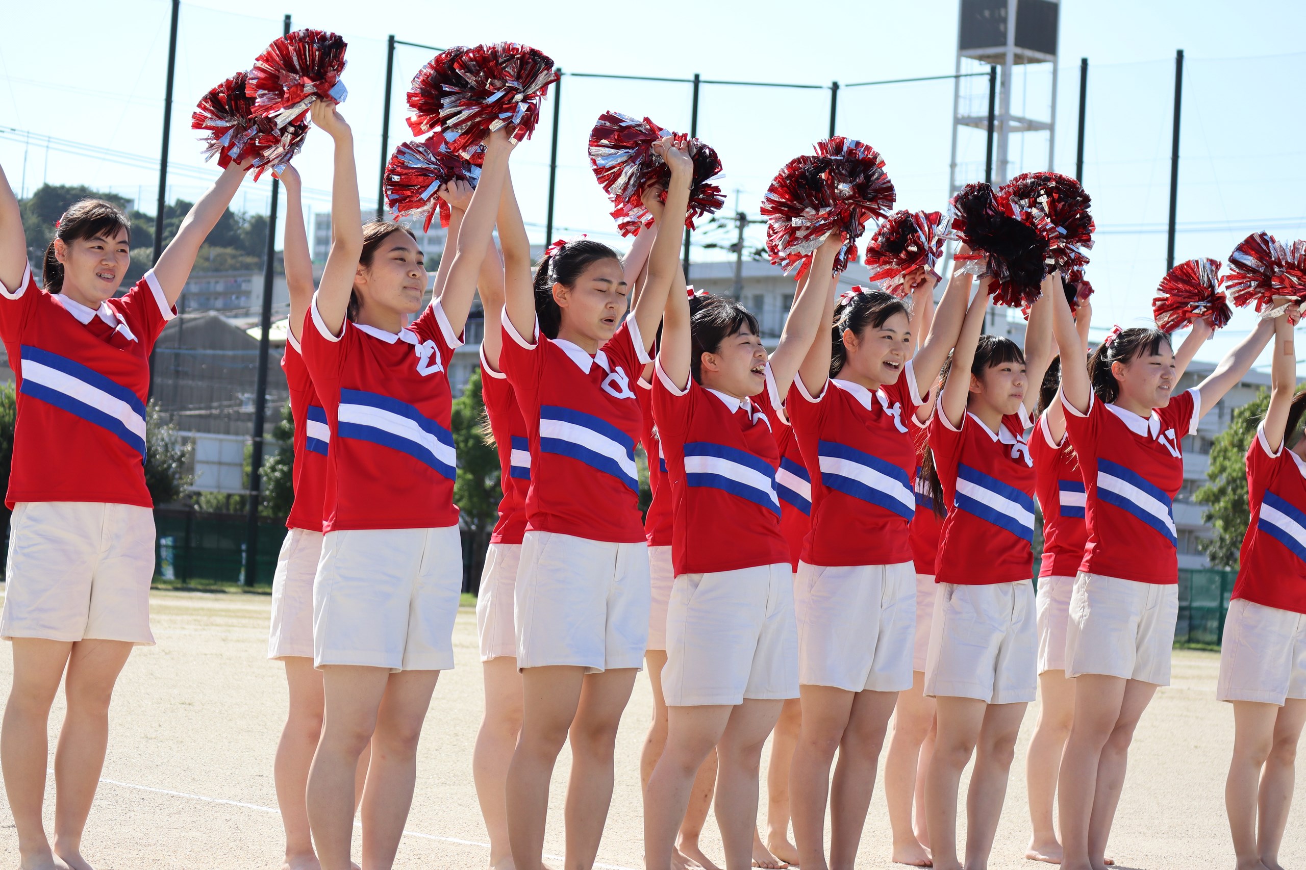 ダンス部祝勝会・応援団 チア の演技披露を行いました | 北九州市立