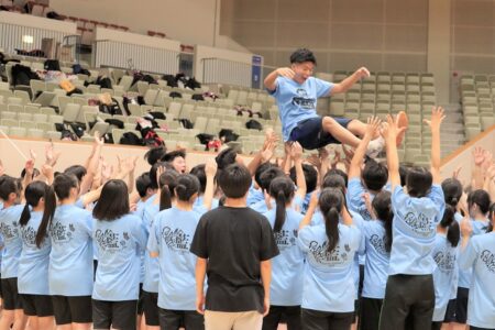 体育祭水色団長