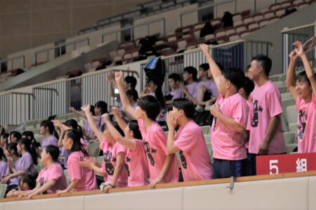 体育祭1年リレー応援