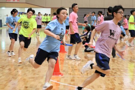 体育祭３年リレー２
