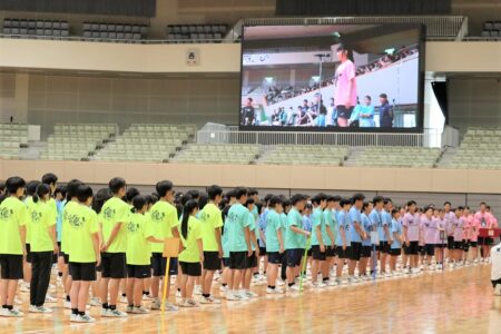 体育祭閉会式生徒会