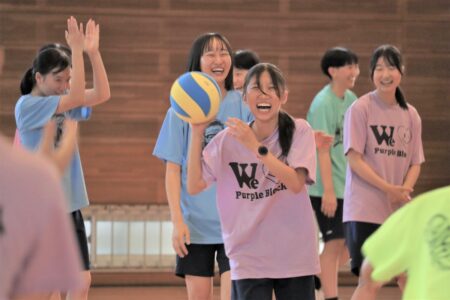 クラスマッチ3年笑顔